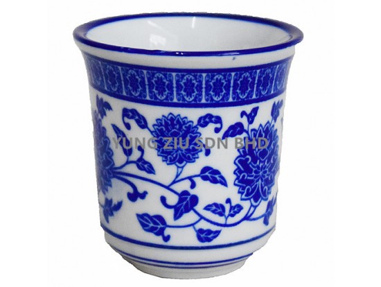 7*8CM CERAMICS CUP(INTERLOCK BRANCH LOTUS)